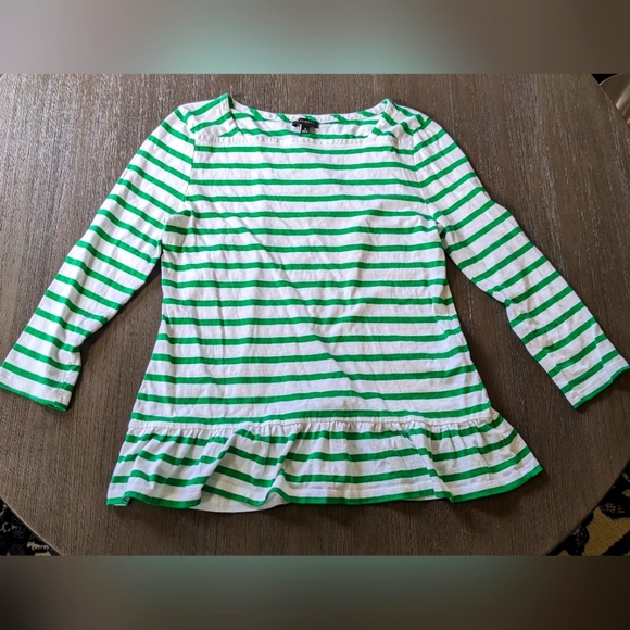 Talbots Tops - Talbot's Pima Cotton Striped Shirt